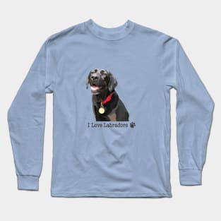 I Love Labradors Long Sleeve T-Shirt